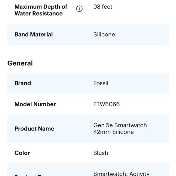 Fossil Pink and Gold Smartwatch - Picture 10 of 11
